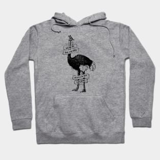 Ostrich Tattoo Hoodie